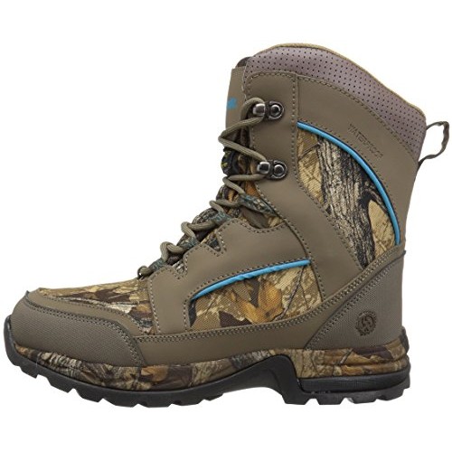 Northside womens Woodbury 800 Hunting Shoes, Stone/Aqua, 8.5 US