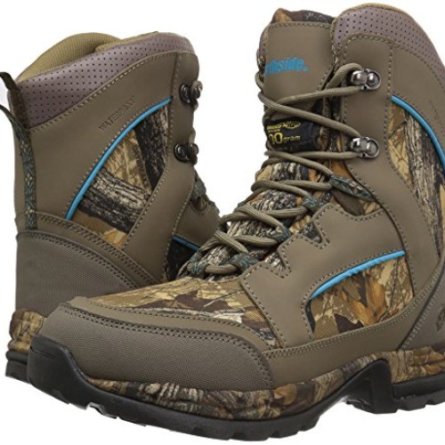 Northside womens Woodbury 800 Hunting Shoes, Stone/Aqua, 8.5 US