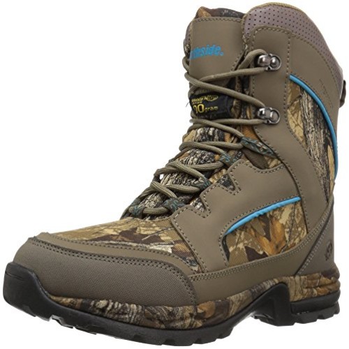 Northside womens Woodbury 800 Hunting Shoes, Stone/Aqua, 8.5 US