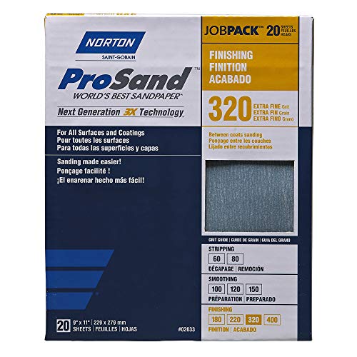 Norton ProSand Premium Job Pack Abrasive Sheet, Next Generation of...