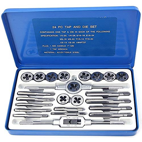 NORTOOLS Alloy Steels Tap and Die Set SAE Inch Sizes Essential Thr...