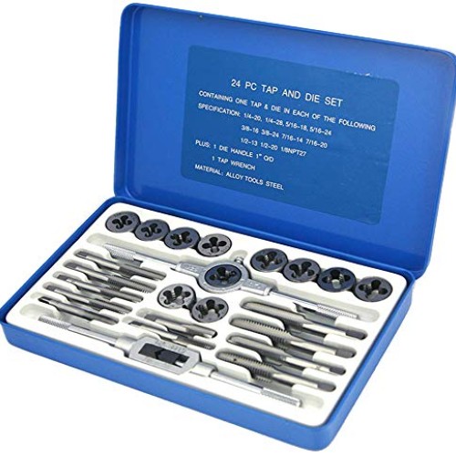 NORTOOLS Alloy Steels Tap and Die Set SAE Inch Sizes Essential Thr...