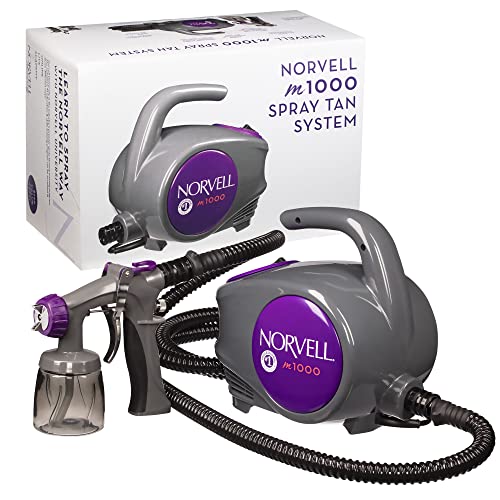 Norvell Sunless Kit - M1000 Mobile HVLP Spray Tan Airbrush Machine...
