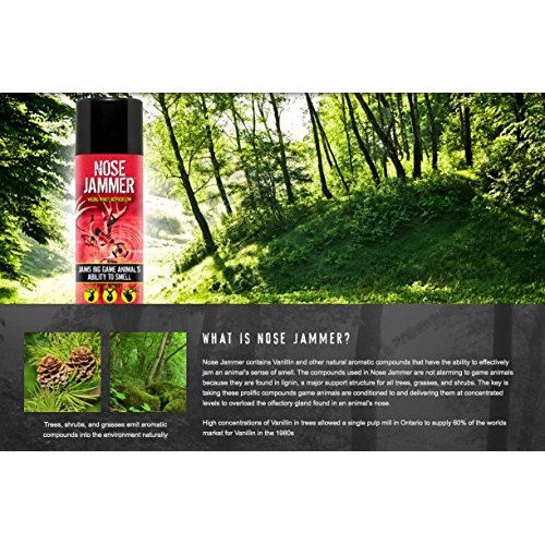 Nose Jammer Natural Scent-Masking Aerosol Field Spray, 8 oz.