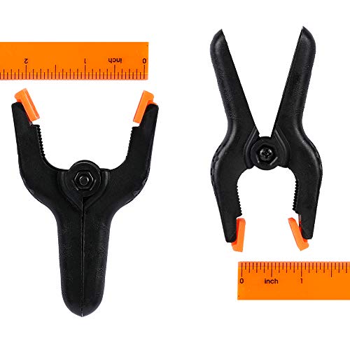 10 Packs of 3.5 inch Professional Plastic Small Spring Clamps 3 in...