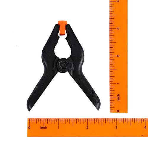 10 Packs of 3.5 inch Professional Plastic Small Spring Clamps 3 in...