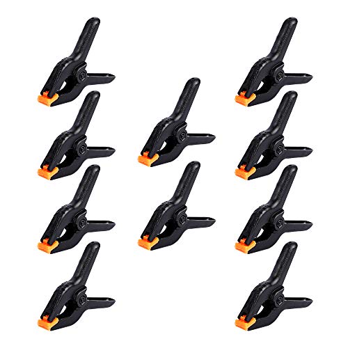 10 Packs of 3.5 inch Professional Plastic Small Spring Clamps 3 in...