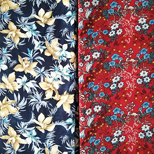 7 PCS Fat Quarters Fabric Bundles 18 x 22 Cotton Quilting Fabric...