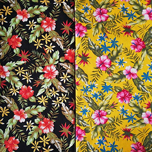 7 PCS Fat Quarters Fabric Bundles 18 x 22 Cotton Quilting Fabric...