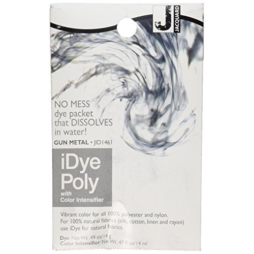 Jacquard iDye Fabric Dye 14 Grams- Metal For Polyester, Nylon a...