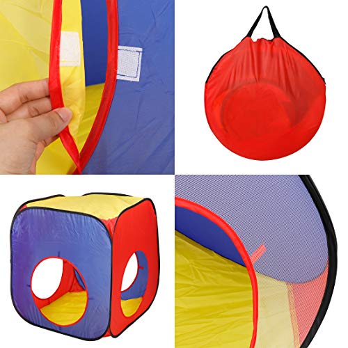 Nova Microdermabrasion Pop Up Play Tent with Tunnel , 3 in 1 Play ...