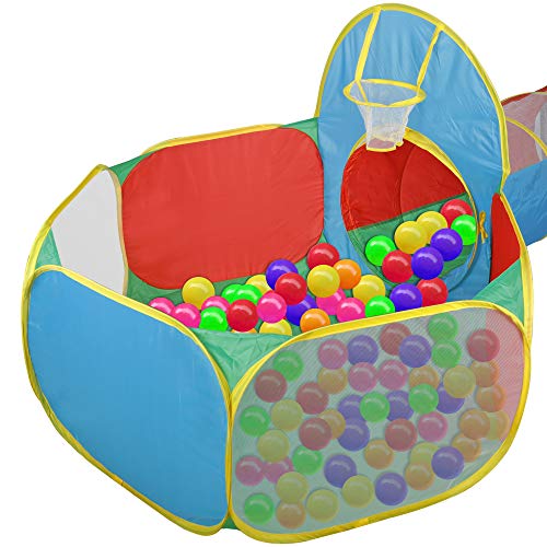 Nova Microdermabrasion Pop Up Play Tent with Tunnel , Ball Pit Pla...