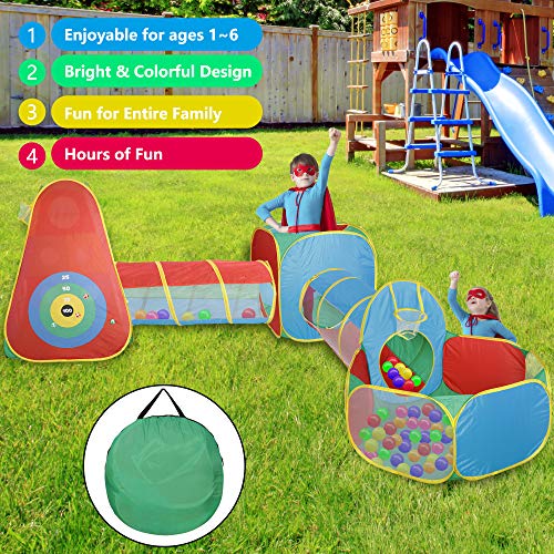 Nova Microdermabrasion Pop Up Play Tent with Tunnel , Ball Pit Pla...