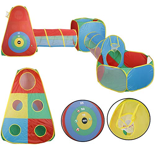 Nova Microdermabrasion Pop Up Play Tent with Tunnel , Ball Pit Pla...
