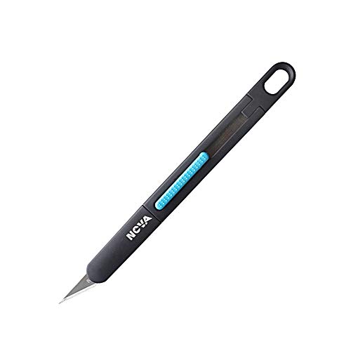 Nova Precision Craft & Hobby Knife, Premium Safety Cutter for Trim...