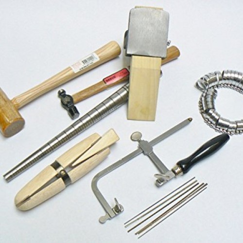 Jewelry making kit basic tool jewelers set - anvil mandrel saw fra...
