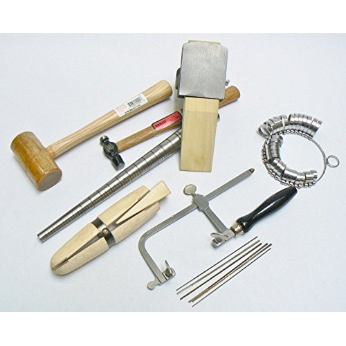 Jewelry making kit basic tool jewelers set - anvil mandrel saw fra...
