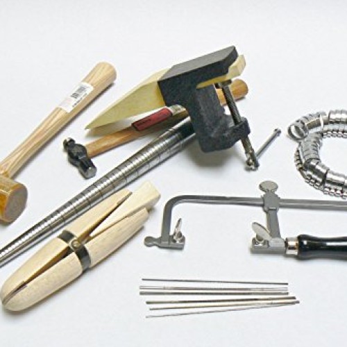 Jewelry making kit basic tool jewelers set - anvil mandrel saw fra...