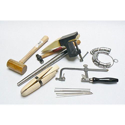Jewelry making kit basic tool jewelers set - anvil mandrel saw fra...