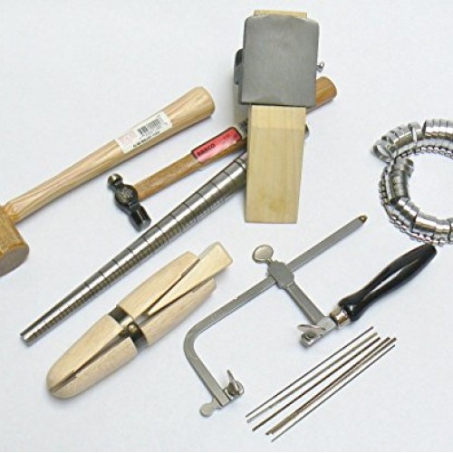 Jewelry making kit basic tool jewelers set - anvil mandrel saw fra...