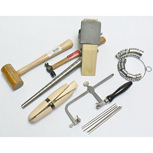 Jewelry making kit basic tool jewelers set - anvil mandrel saw fra...
