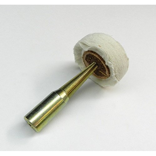 Tapered spindle 3/8 arbor hole right side grinder or motor polish...