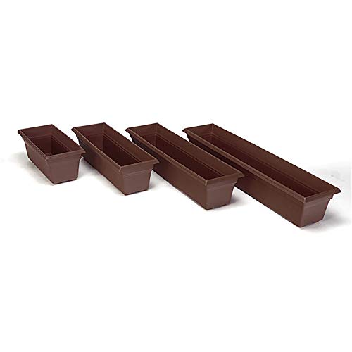 Novelty 16363, Brown, Countryside Flower Box Planter, 36-Inch