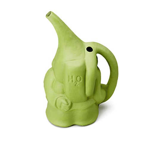 Novelty 30901 Gnute The Gnome Watering Can, Moss Green