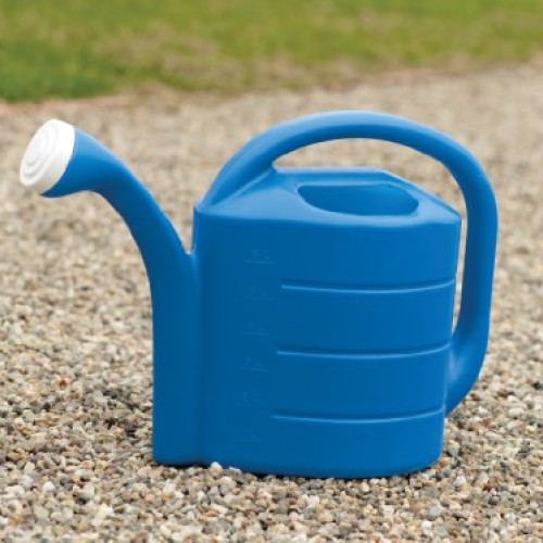 Novelty Watering Can, Bright Blue, 2 Gallons