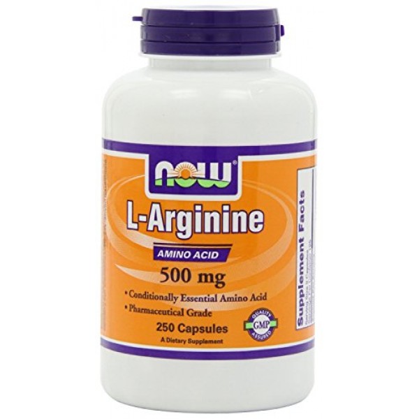 Arginine 1000mg - Now Foods - 120 Tablets Pack of 3