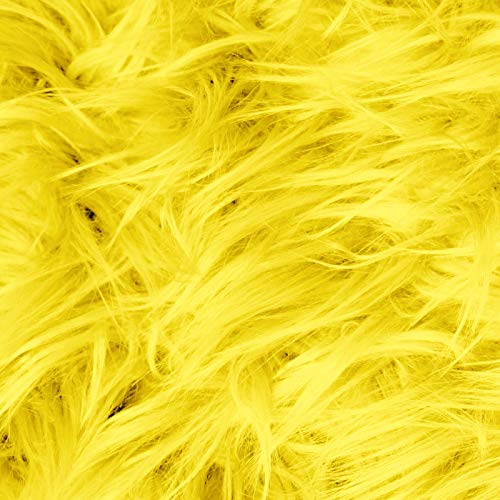 Faux Fur Fabric 10 X 10 Inches, 26 Colors Available, Shaggy Plush ...