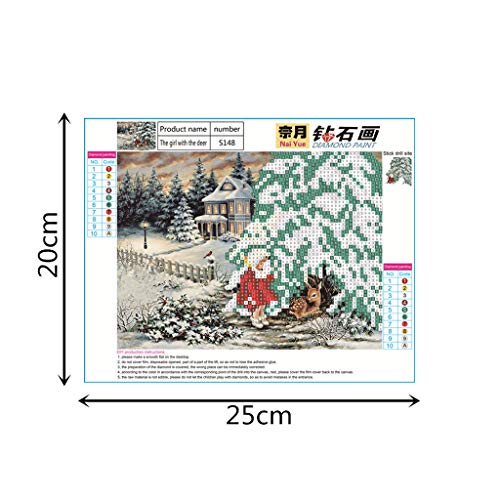 Embroidery Paintings Rhinestone Pasted DIY Diamond Painting Cross ...