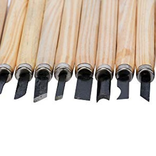 NszzJixo9 12Pcs Wood Carving Hand Chisel Woodworking Tool Set Wood...