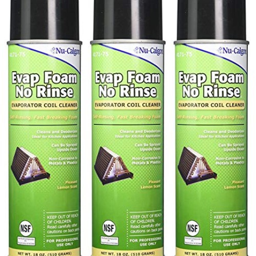 Nu-Calgon 4171-75 Evap Foam No Rinse Evaporator Coil Cleaner, 18 o...
