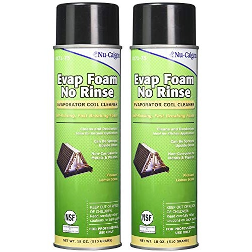 Nu-Calgon 4171-75 Evap Foam No Rinse Evaporator Coil Cleaner, 18 o...