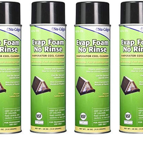 Nu-Calgon 4171-75 Evap Foam No Rinse Evaporator Coil Cleaner, 18 o...