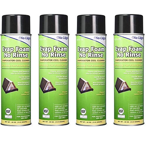 Nu-Calgon 4171-75 Evap Foam No Rinse Evaporator Coil Cleaner, 18 o...