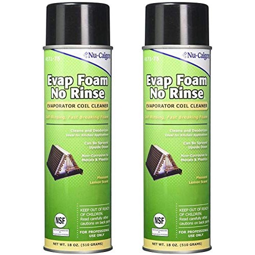 Nu-Calgon 4171-75 Evap Foam No Rinse Evaporator Coil Cleaner, 18 o...
