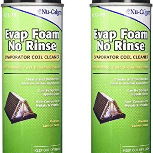 Nu-Calgon 4171-75 Evap Foam No Rinse Evaporator Coil Cleaner, 18 o...