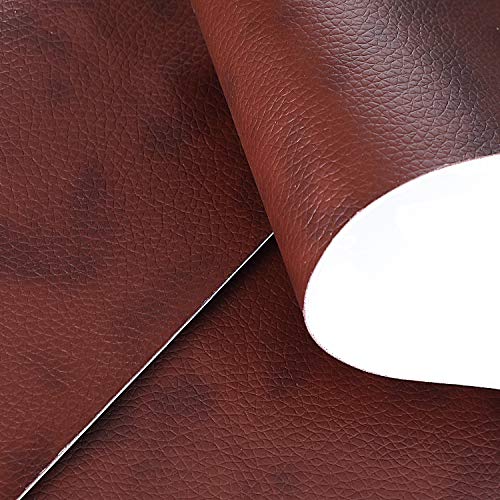 2 Pieces Leather Tape 3 x 60 Inch Self-Adhesive Leather Repair Pat...