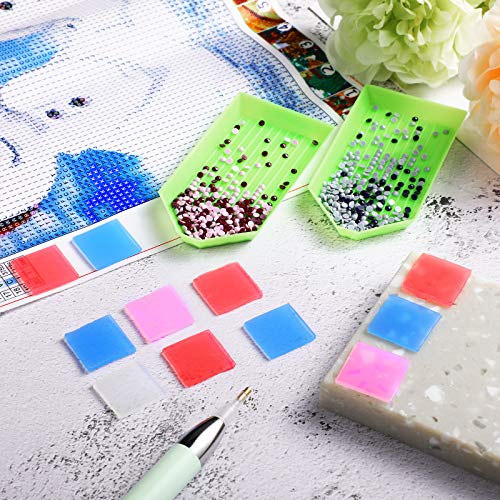 80 Pieces DIY Painting Glue Clay Diamond Painting Glue Clay Colorf...