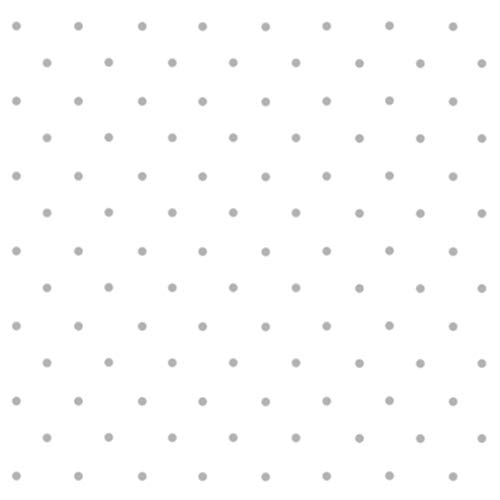 White with Gray Dot 100% Cotton Flannel Fabric by The Yard Made in...