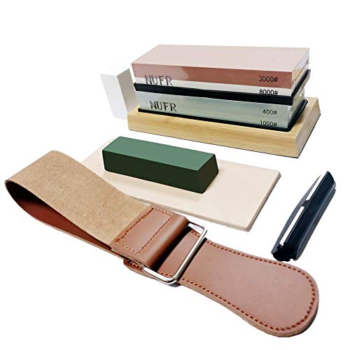 Knife Sharpening Stone Kit, Whetstone Knife Sharpener Stone Set,4 ...