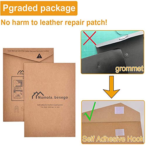 Numola Leather Repair Patch Kit, Self-Adhesive Sticker for Leather...