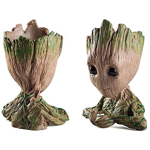 Baby Groot Flower Pot, Nuokexin Flowerpot Treeman Heart-Shaped Gro...