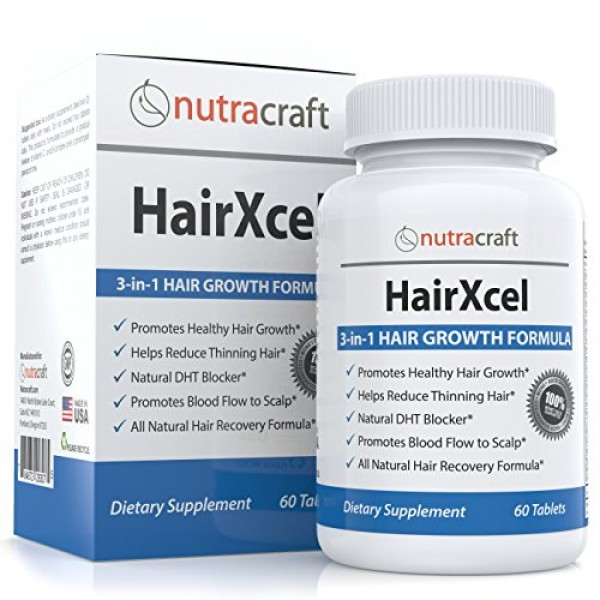 #1 Hair Loss Supplement & DHT Blocker - Natural 3-in-1 Remedy for ...
