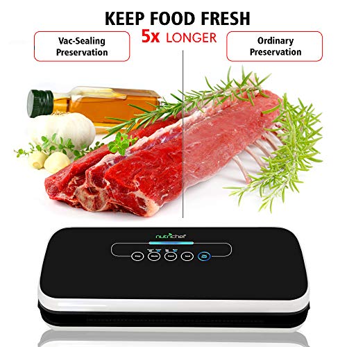 NutriChef Vacuum Sealer | Automatic Vacuum Air Sealing System For ...