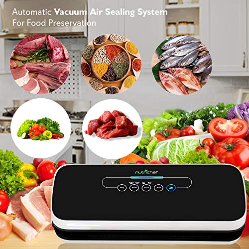 NutriChef Vacuum Sealer | Automatic Vacuum Air Sealing System For ...