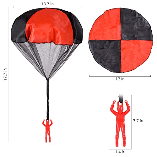 Nutty Toys Parachute Toys for Kids - Tangle Free Outdoor Flying Pa...