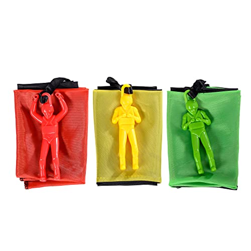 Nutty Toys Parachute Toys for Kids - Tangle Free Outdoor Flying Pa...